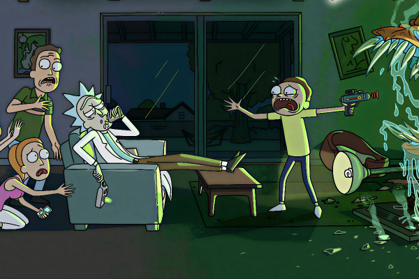 Rick and Morty backdrop