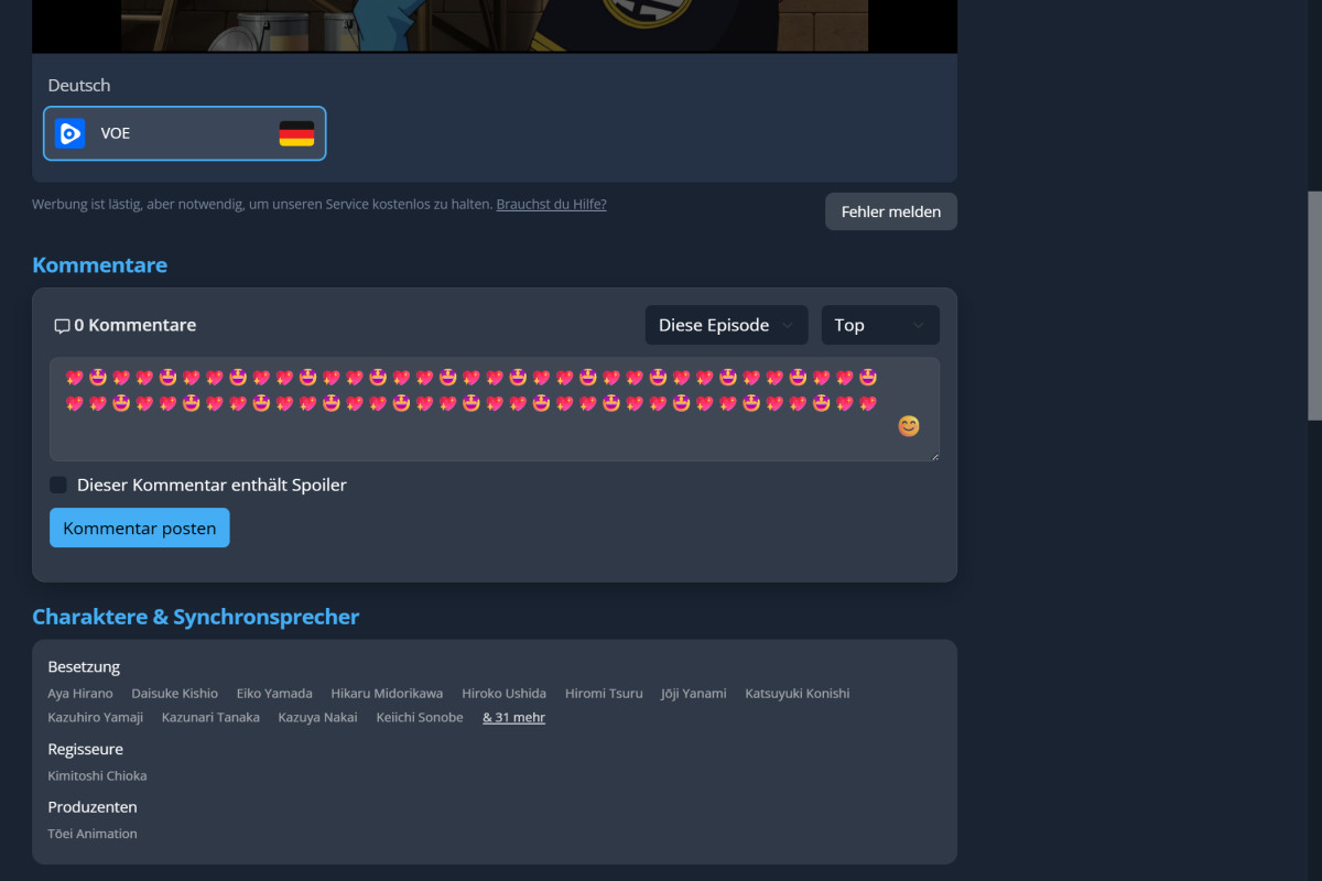 Episoden-Kommentare