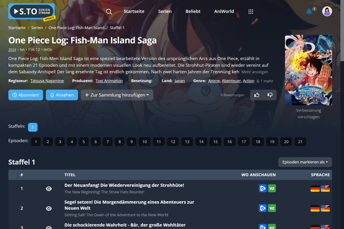 Serien abonnieren