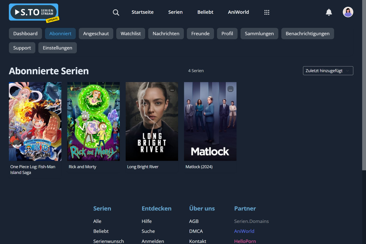 Abonnierte Serien
